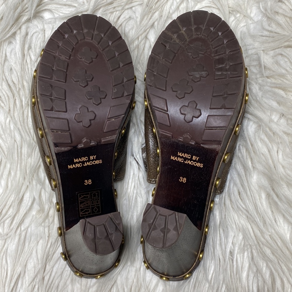Marc by Marc Jacobs studded leather clogs - Picture 7 of 11